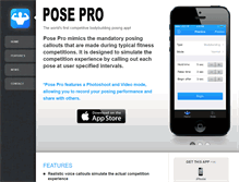 Tablet Screenshot of poseproapp.com